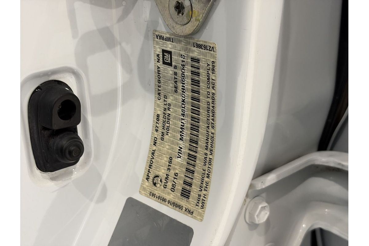 2016 Holden Colorado LS RG 4X4