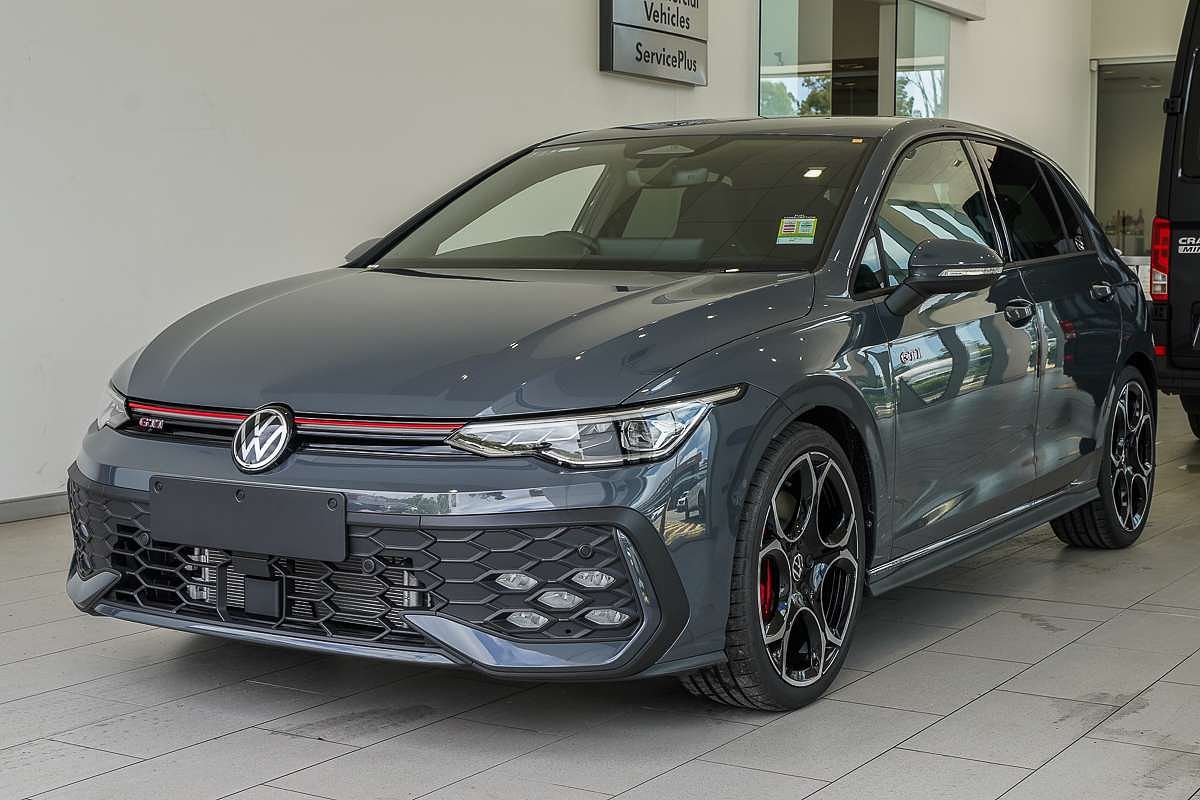 SOLD 2025 Volkswagen Golf GTI in Dolphin Grey Metallic | Demo Hatch ...