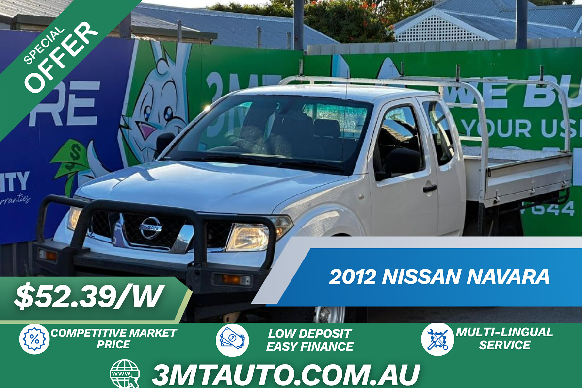 2012 Nissan Navara RX D40 Series 6 4X4