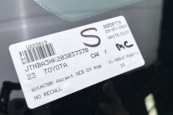 2023 Toyota Camry Ascent AXVH70R thumb-23