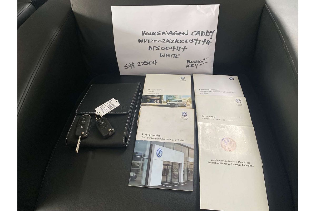 CADDY 2K MY19 SWB TDI250 2.0L DT4 TURBO CDI 6 SP AUTO DIRECT SHIFT 3D VAN 