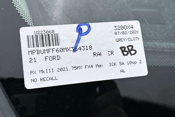 2021 Ford Ranger FX4 Max PX MkIII 4X4 2.0L thumb-23