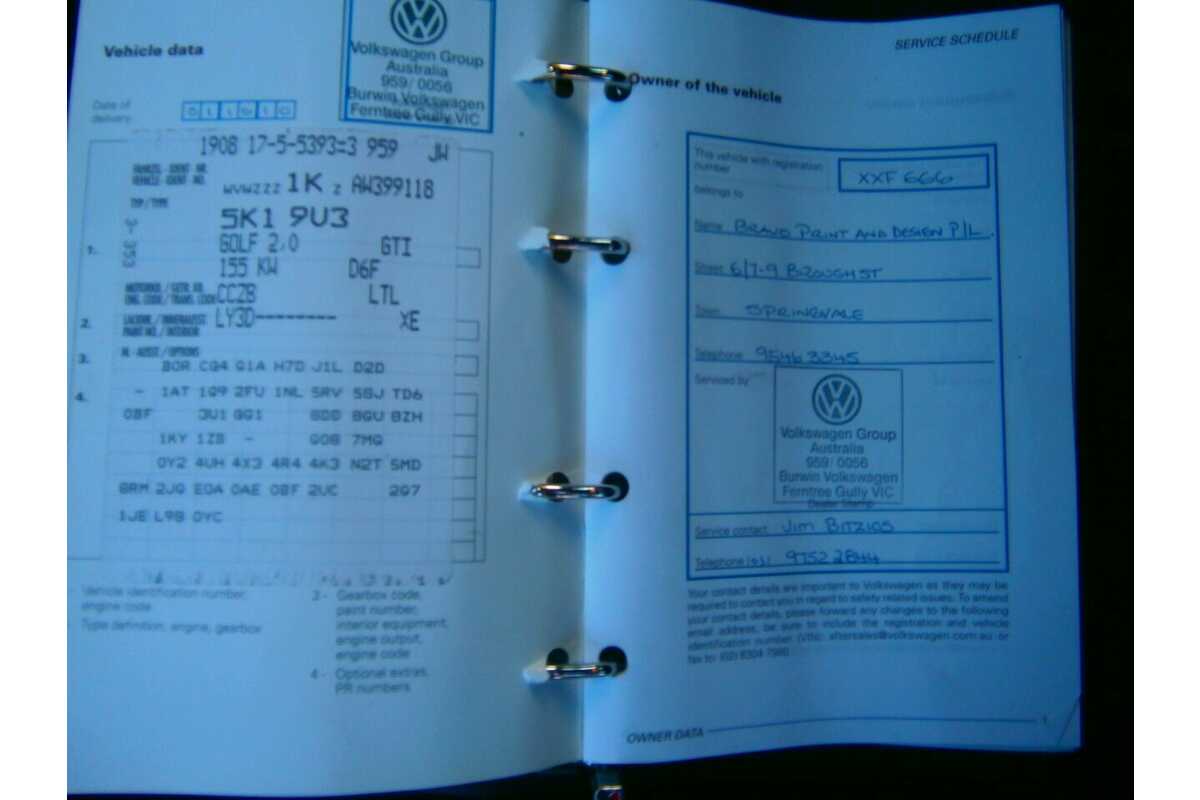 2010 Volkswagen Golf GTi 1K MY10
