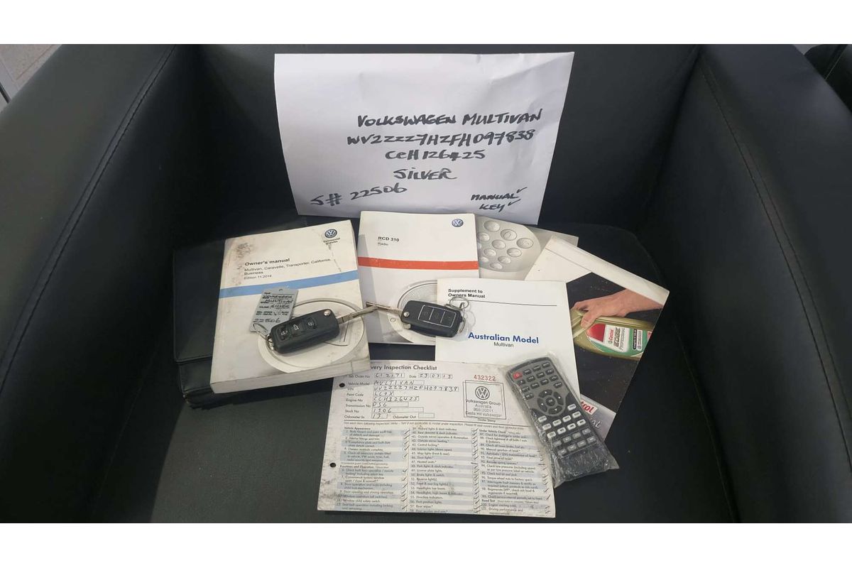 MULTIVAN T5 MY15 COMFORTLINE TDI340 2.0L DT4 DIESEL TURBO F/INJ 7 SP AUTO DIRECT SHIFT 4D WAGON 