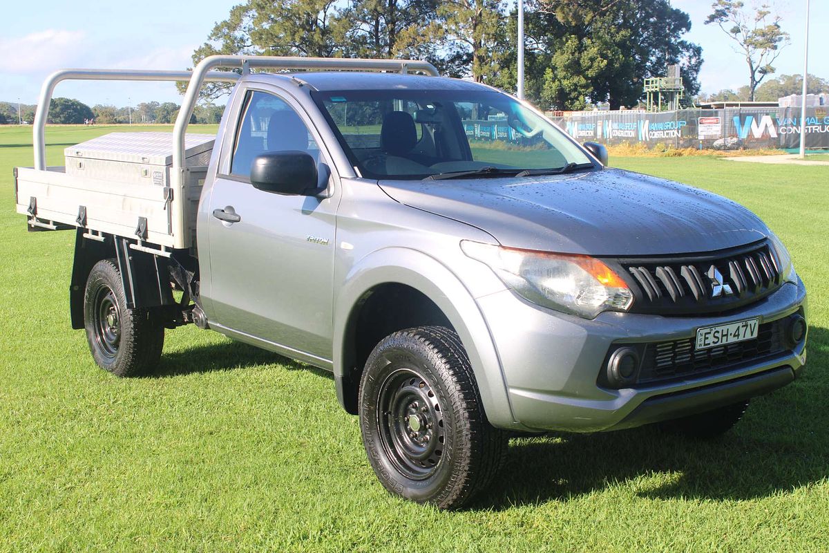 2016 MITSUBISHI TRITON GLX (4x4) 6 SP MANUAL C/CHAS DT4 DIESEL