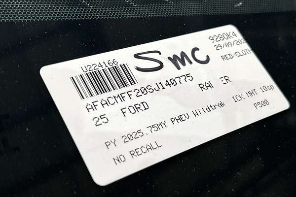 2025 Ford Ranger PHEV Wildtrak 4X4 2.3L thumb-23