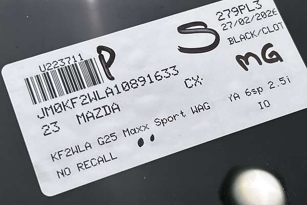 2023 Mazda CX-5 G25 Maxx Sport KF Series thumb-23