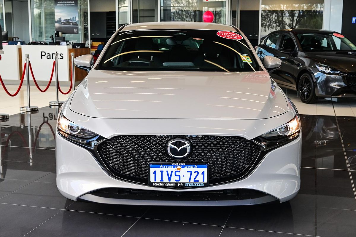 Mazda Rockingham 2025 Mazda 3 G20 Pure in Platinum Quartz | Demo Hatch | Stock #11342155 ...