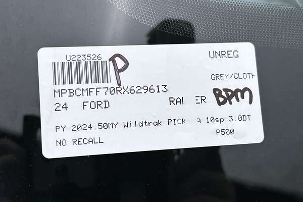 2024 Ford Ranger Wildtrak 4X4 3.0L thumb-23