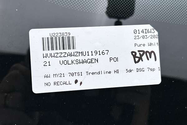 2021 Volkswagen Polo 70TSI Trendline AW thumb-22