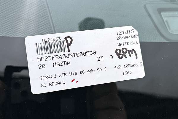 2020 Mazda BT-50 XTR TF Rear Wheel Drive thumb-23