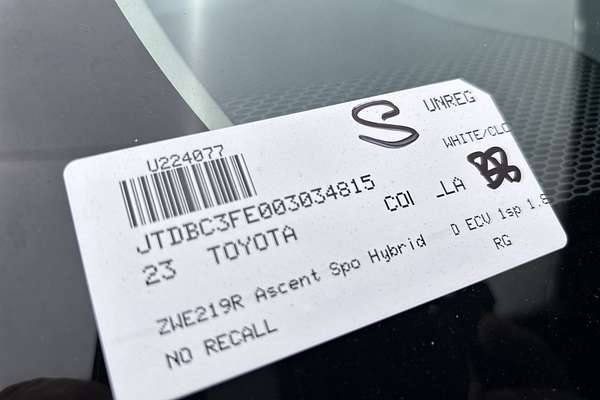 2023 Toyota Corolla Ascent Sport Hybrid ZWE219R thumb-23