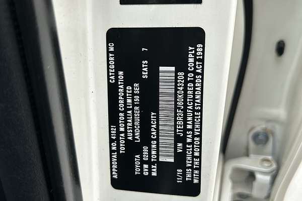 2016 Toyota Landcruiser Prado VX GDJ150R thumb-23