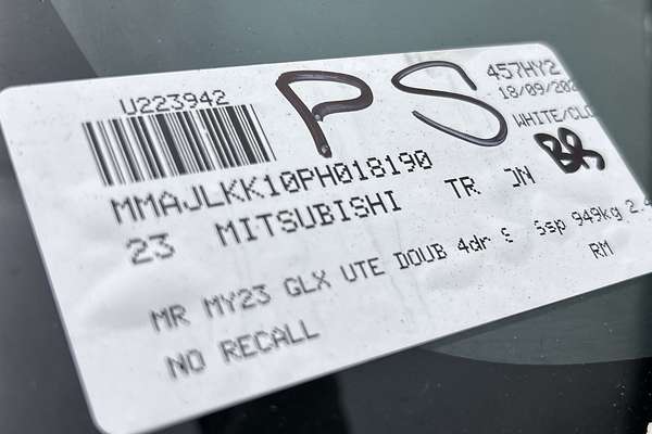 2023 Mitsubishi Triton GLX MR Rear Wheel Drive thumb-22