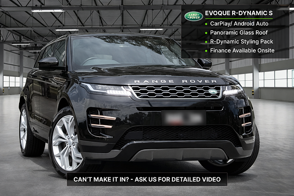 2019 Land Rover Range Rover Evoque P200 R-Dynamic S L551