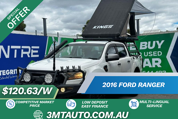 2016 Ford Ranger XLS PX MkII 4X4 3.2L