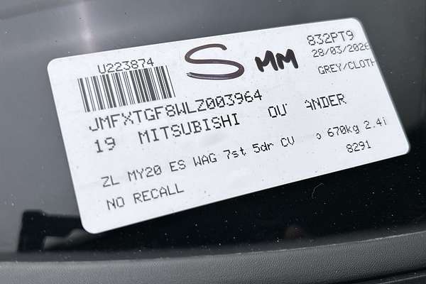 2019 Mitsubishi Outlander ES ZL thumb-23