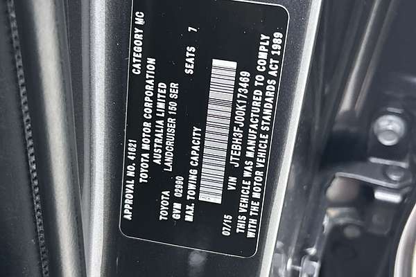 2015 Toyota Landcruiser Prado VX KDJ150R thumb-23