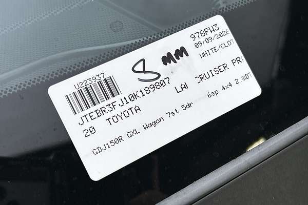 2020 Toyota Landcruiser Prado GXL GDJ150R thumb-23