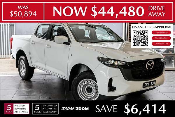 2025 Mazda BT-50 XS TF Rear Wheel Drive