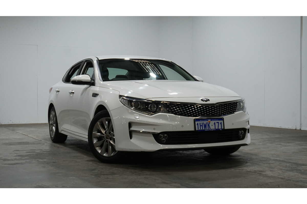 SOLD 2016 Kia Optima SI in White Used Sedan Victoria Park WA