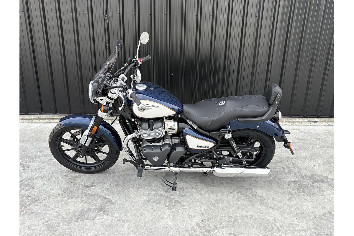 2026 Royal Enfield Super Meteor 650 - Celestial Blue