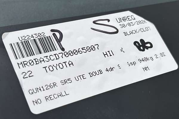 2022 Toyota Hilux SR5 GUN126R 4X4 thumb-23