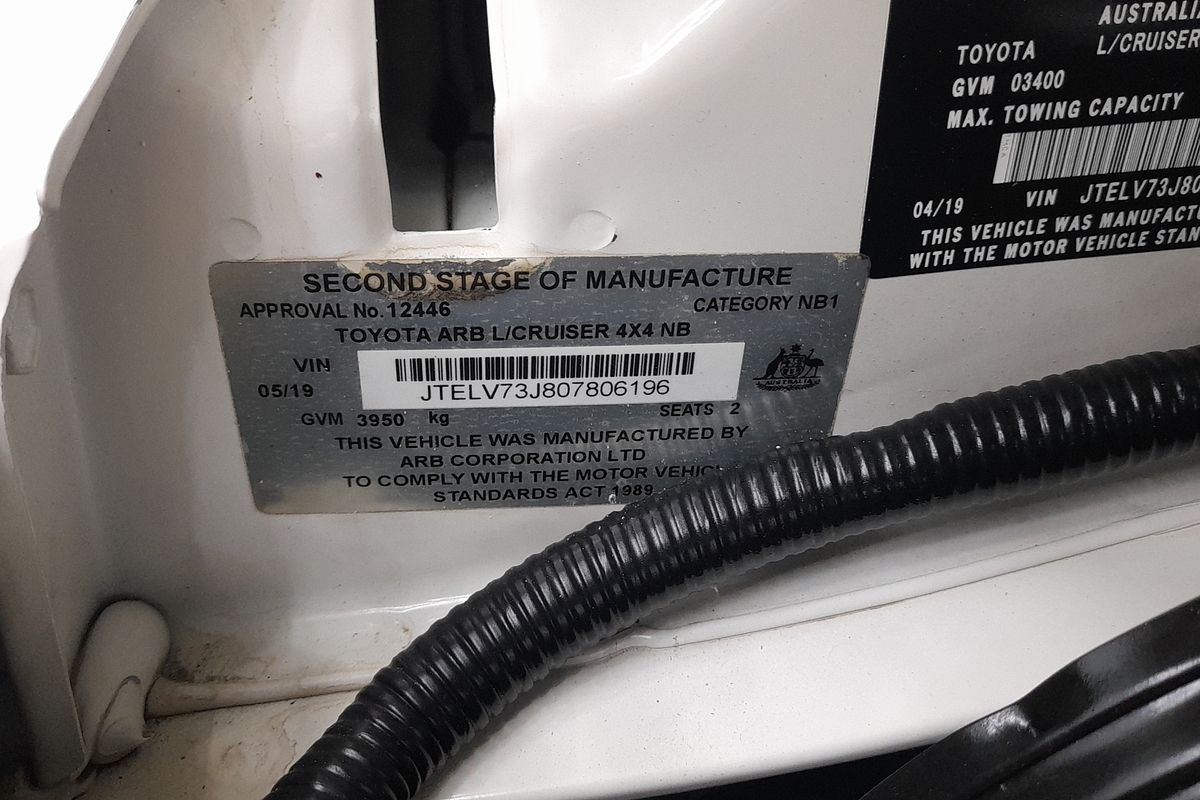 2019 Toyota Landcruiser GXL VDJ79R 4X4