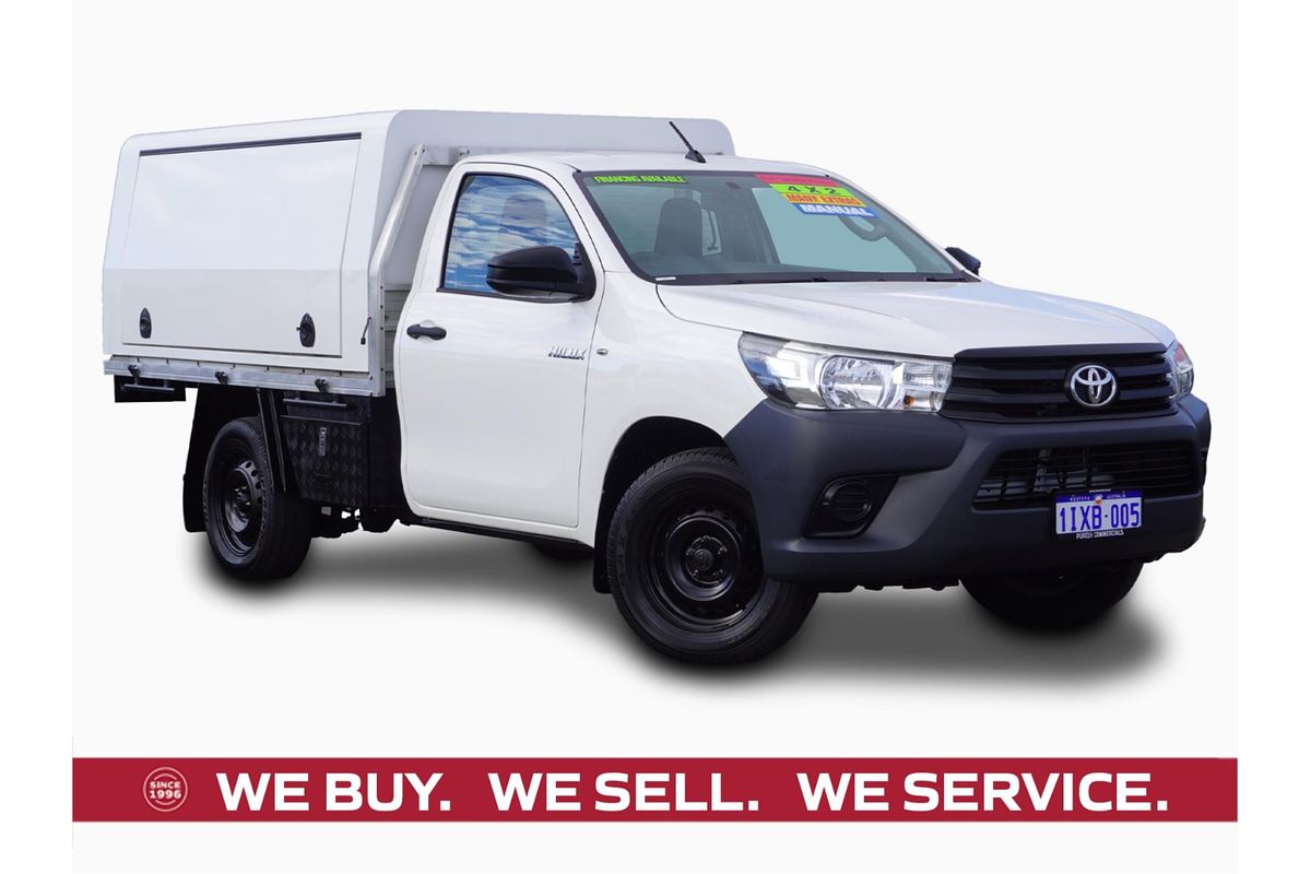 2016 Toyota Hilux Workmate TGN121R Rear Wheel Drive