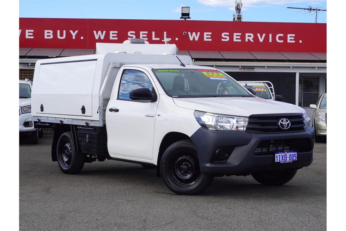 2016 Toyota Hilux Workmate TGN121R Rear Wheel Drive