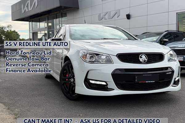 2017 Holden Ute SS V Redline VF Series II Rear Wheel Drive