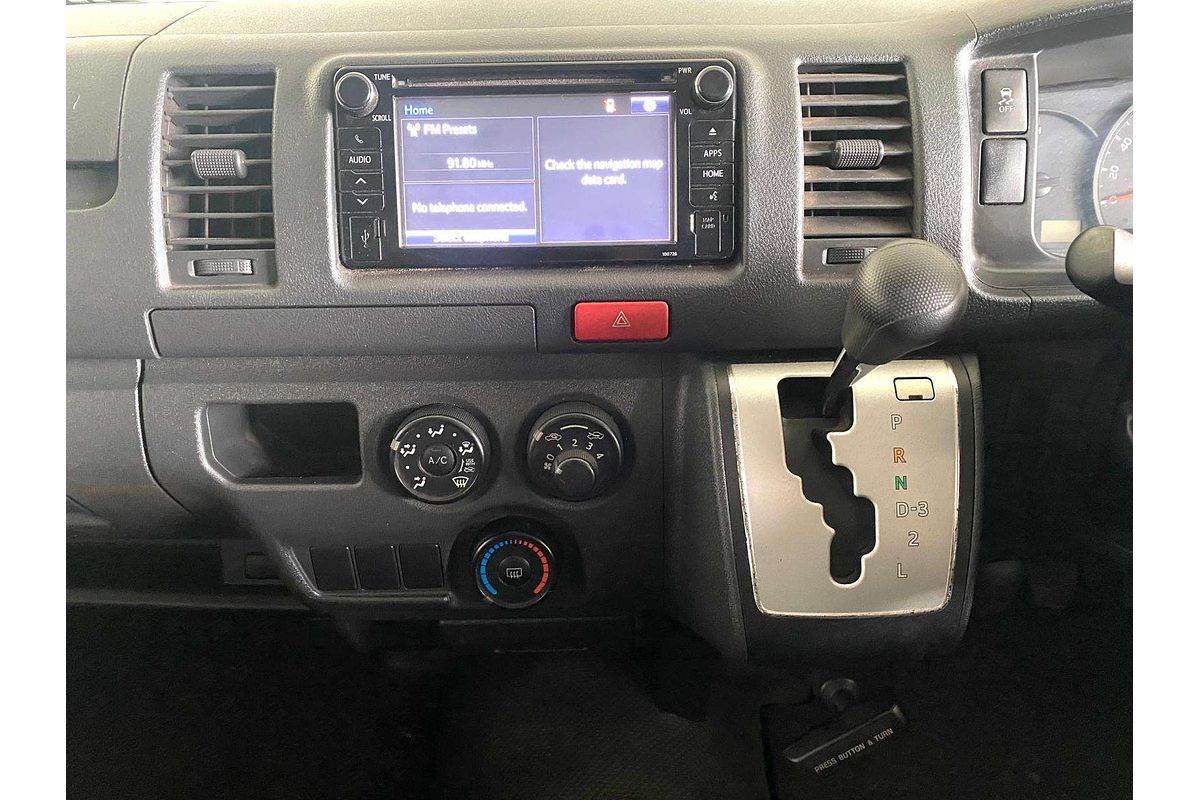 HIACE KDH201R MY16 LWB 3.0L DT4 DIESEL TURBO F/INJ 4 SP AUTOMATIC 4D VAN 