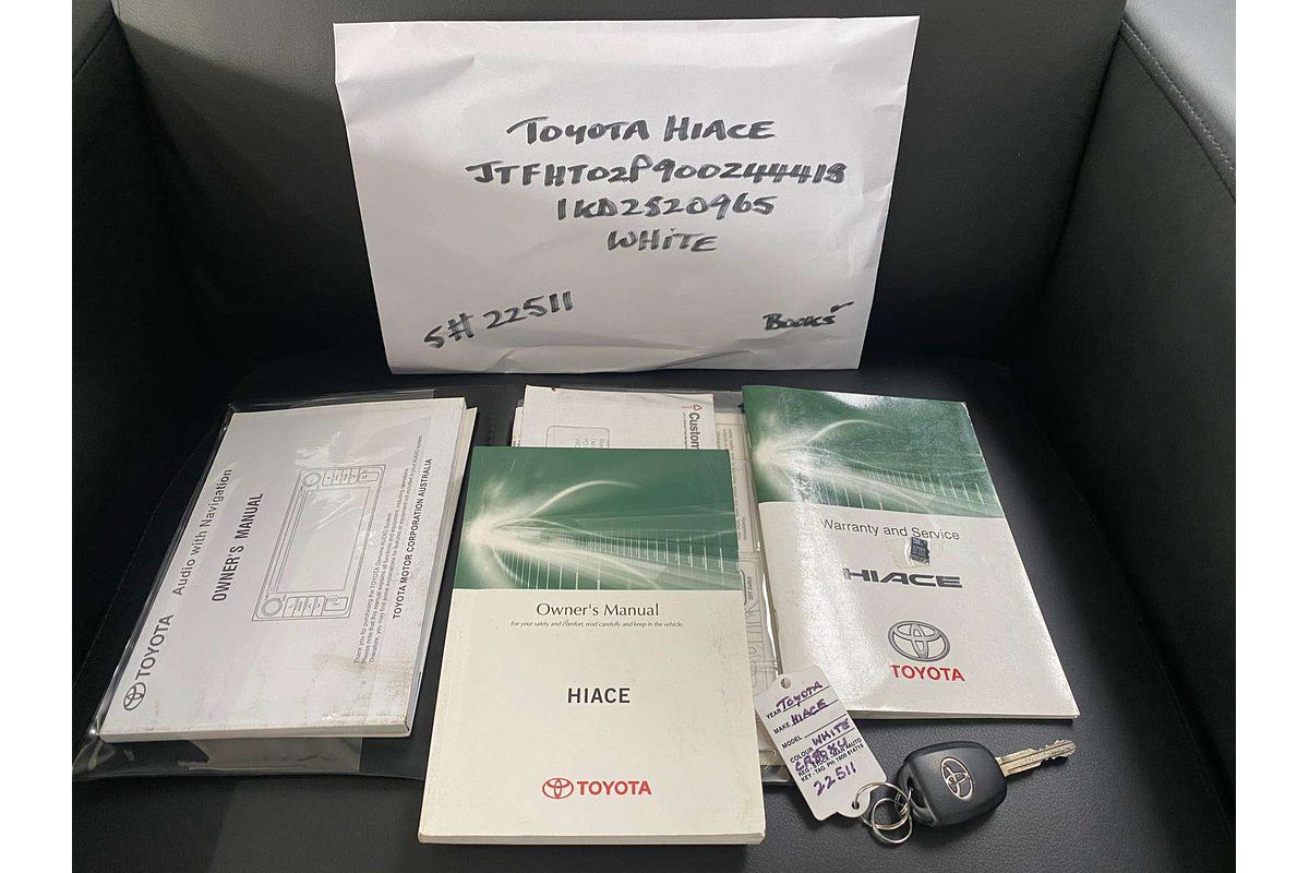 HIACE KDH201R MY16 LWB 3.0L DT4 DIESEL TURBO F/INJ 4 SP AUTOMATIC 4D VAN 