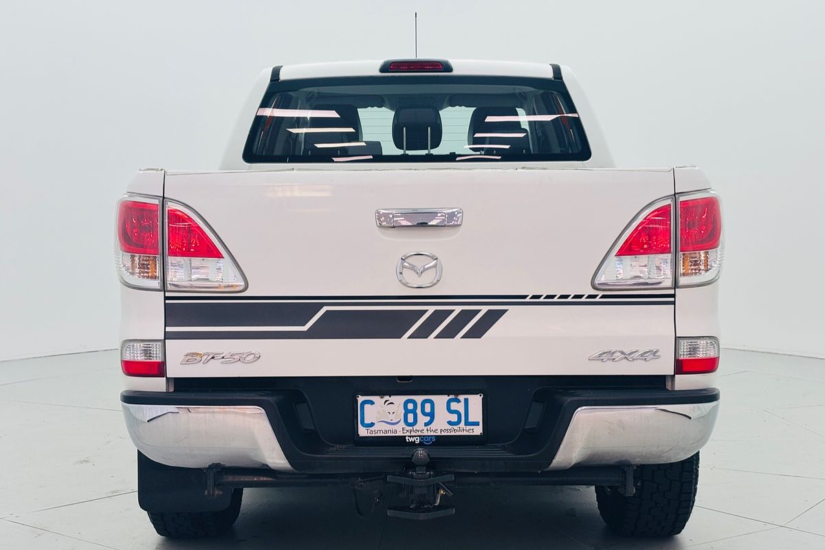 2011 MAZDA BT-50 GT (4x4) MAN DUAL CAB UTILITY DT5 DIESEL