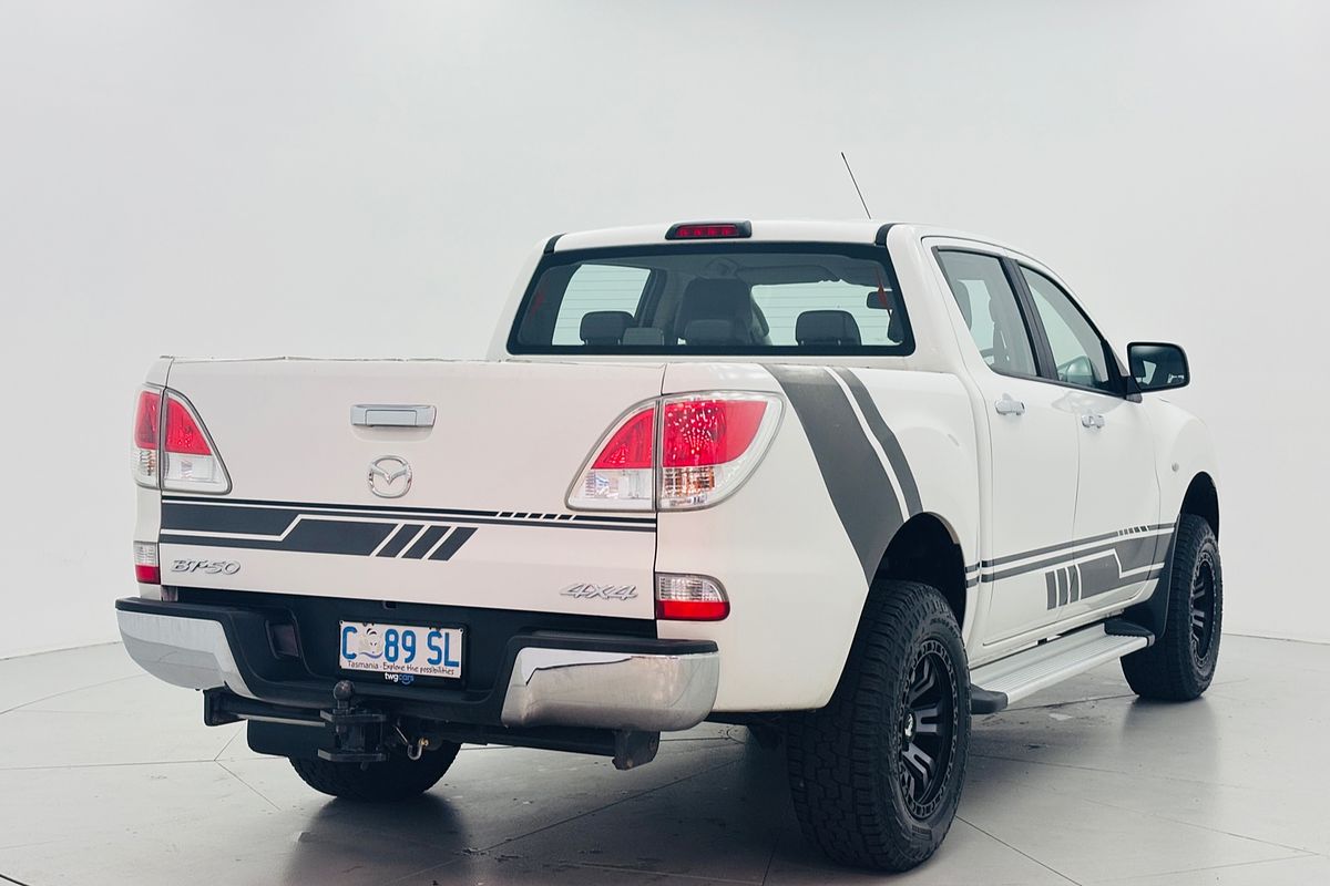 2011 MAZDA BT-50 GT (4x4) MAN DUAL CAB UTILITY DT5 DIESEL