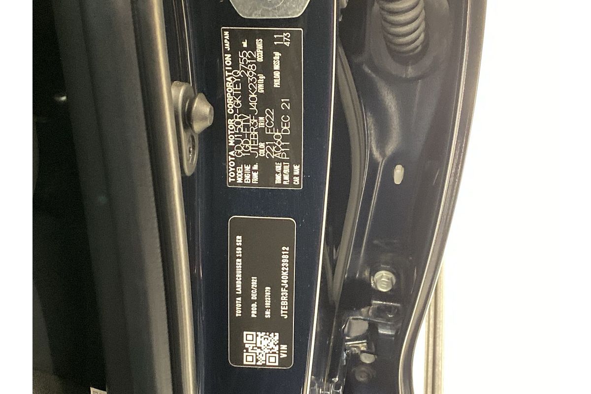 2021 Toyota Landcruiser Prado GXL GDJ150R