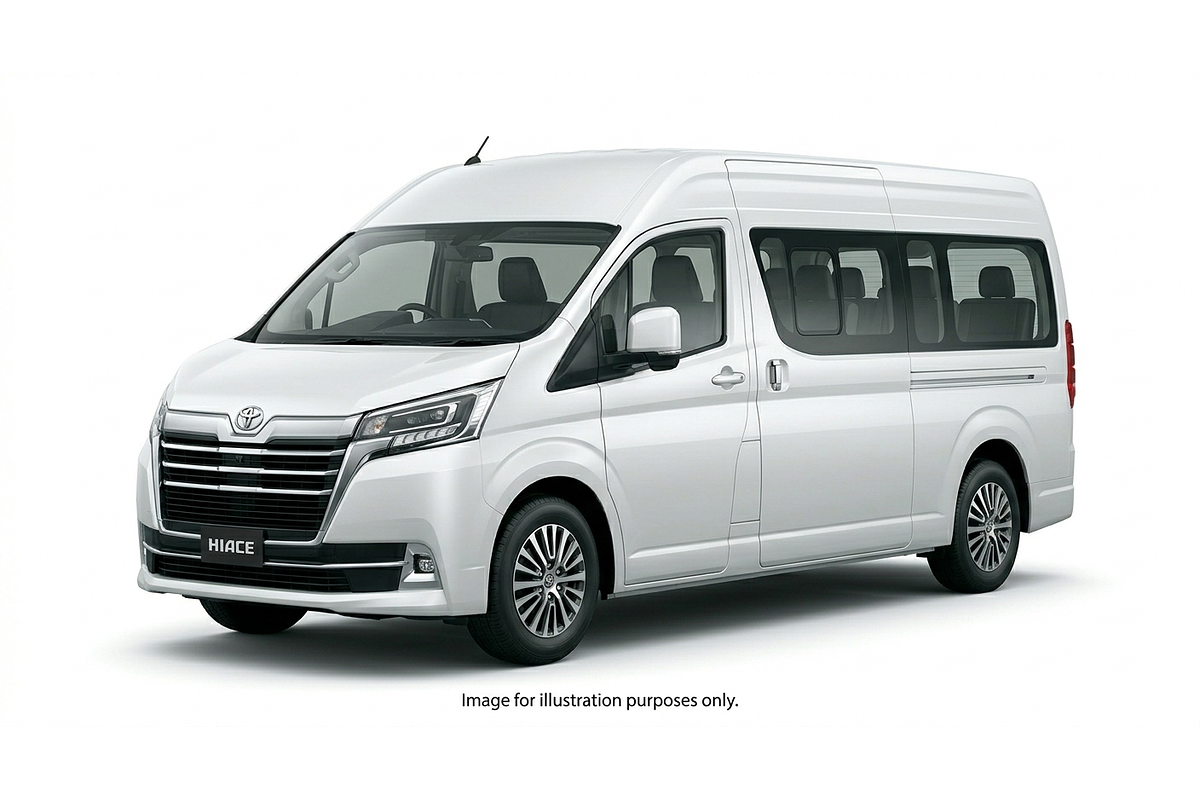 2019 Toyota Hiace Commuter GDH322R ELWB High Roof