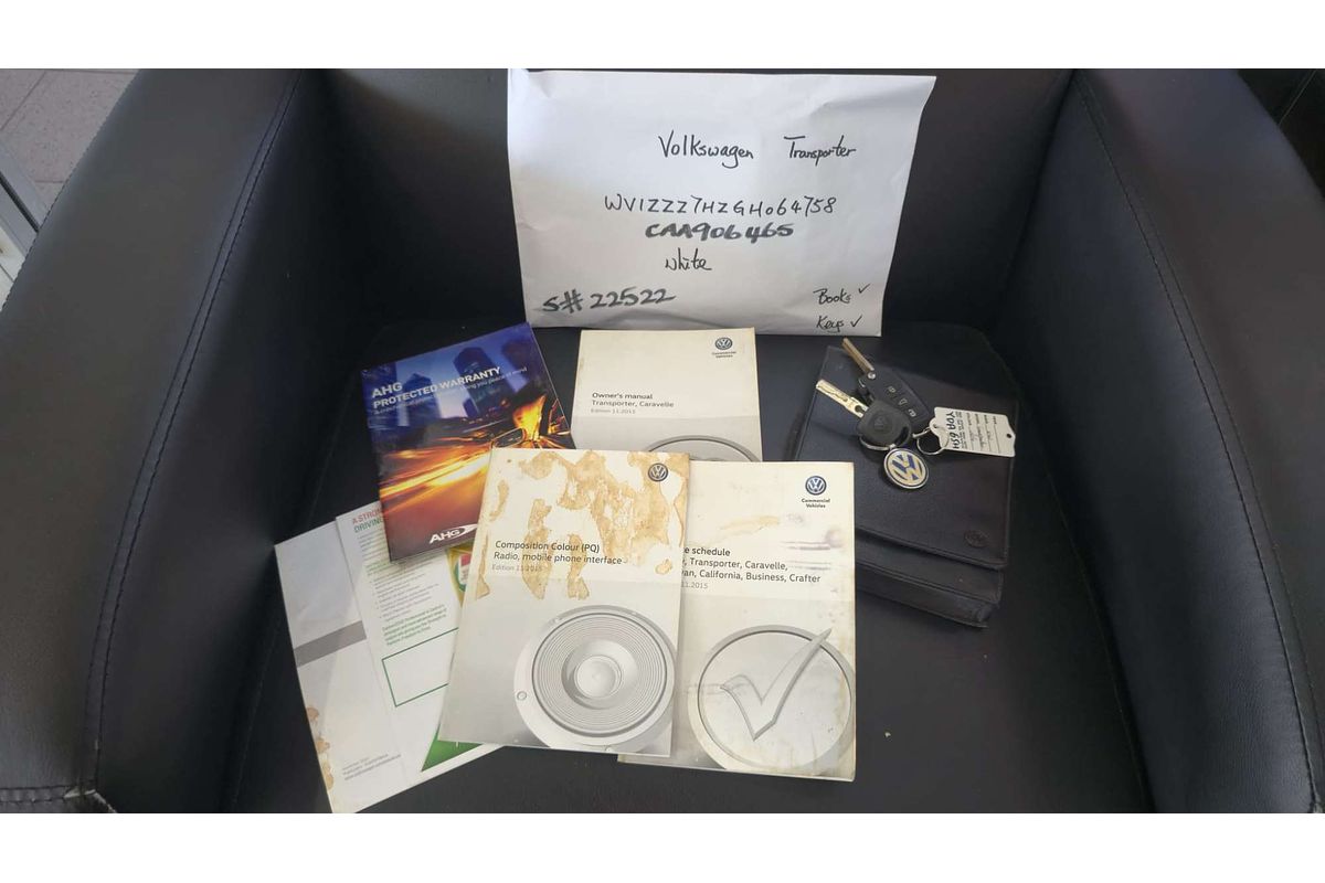 TRANSPORTER T6 MY16 TDI 250 RUNNER 2.0L DT4 DIESEL TURBO F/INJ 5 SP MANUAL VAN 