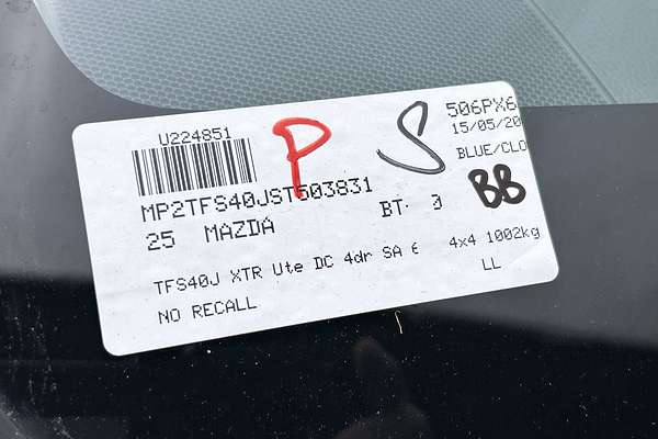 2025 Mazda BT-50 XTR TF 4X4 thumb-23