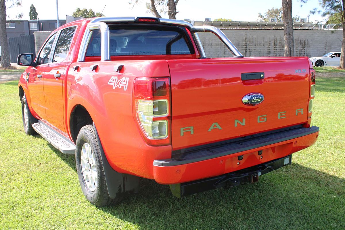 2016 FORD RANGER XLS 3.2 (4x4) SPECIAL EDITION 6 SP MANUAL DUAL CAB UTILITY DT5 DIESEL