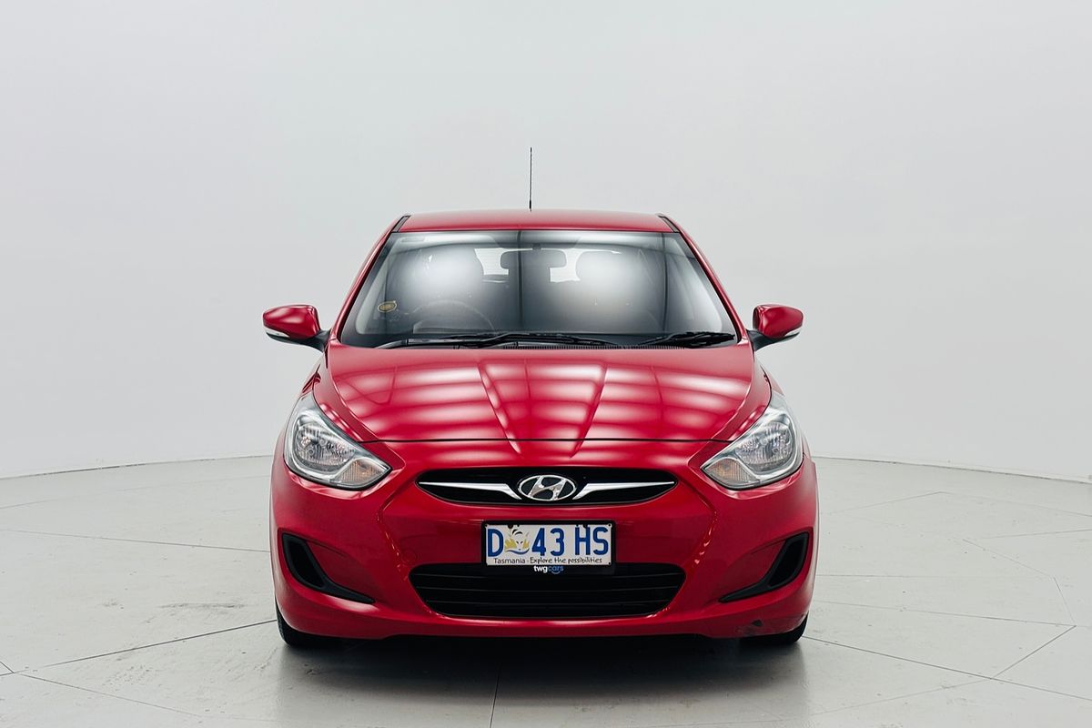 2013 HYUNDAI ACCENT ACTIVE 4 SP AUTOMATIC 5D HATCHBACK 4CYL