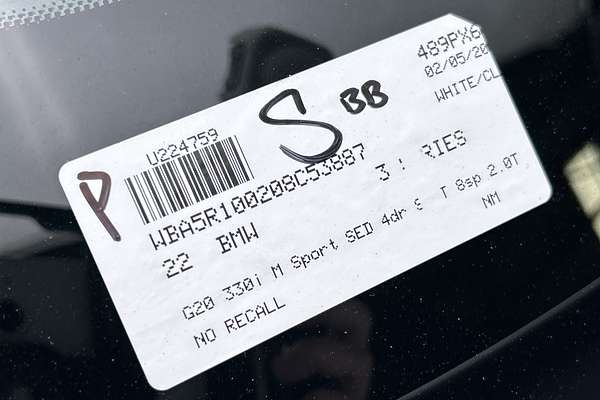 2022 BMW 3 Series 330i M Sport G20 thumb-23