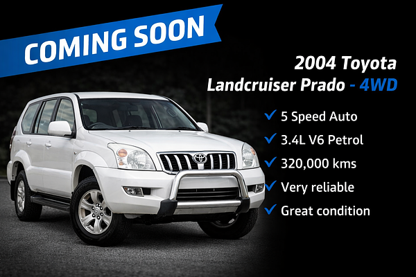 2004 Toyota Landcruiser Prado GXL GRJ120R
