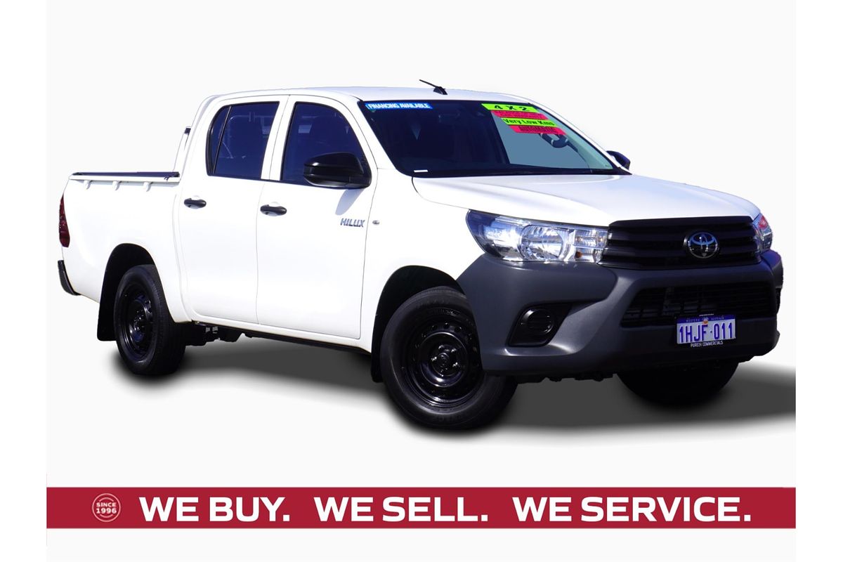 2021 Toyota Hilux Workmate TGN121R Rear Wheel Drive