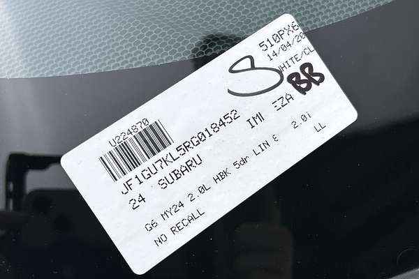 2024 Subaru Impreza 2.0L G6 thumb-23