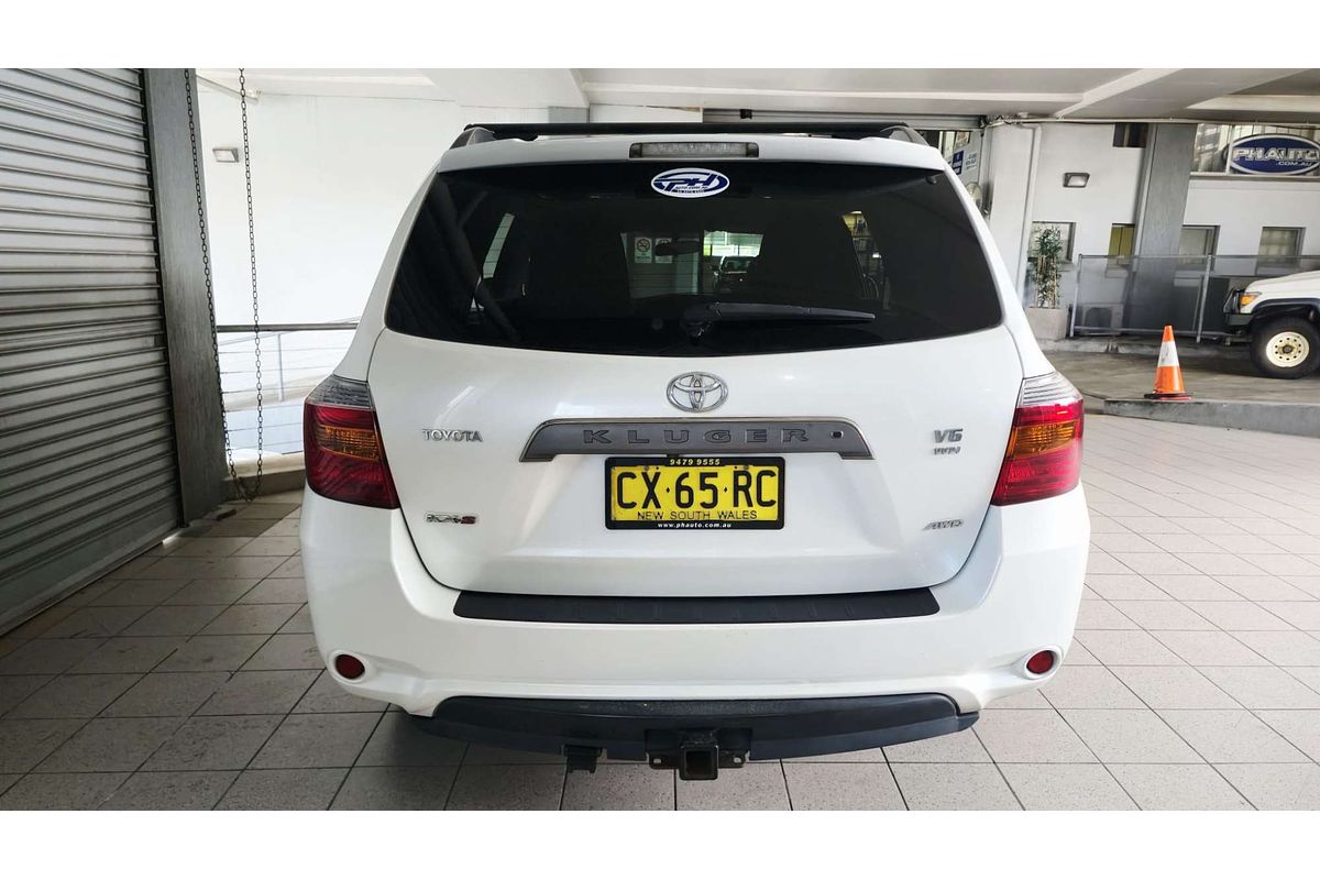 KLUGER GSU45R KX-S (4x4) 3.5L V6 MULTI POINT F/INJ 5 SP AUTOMATIC 4D WAGON 