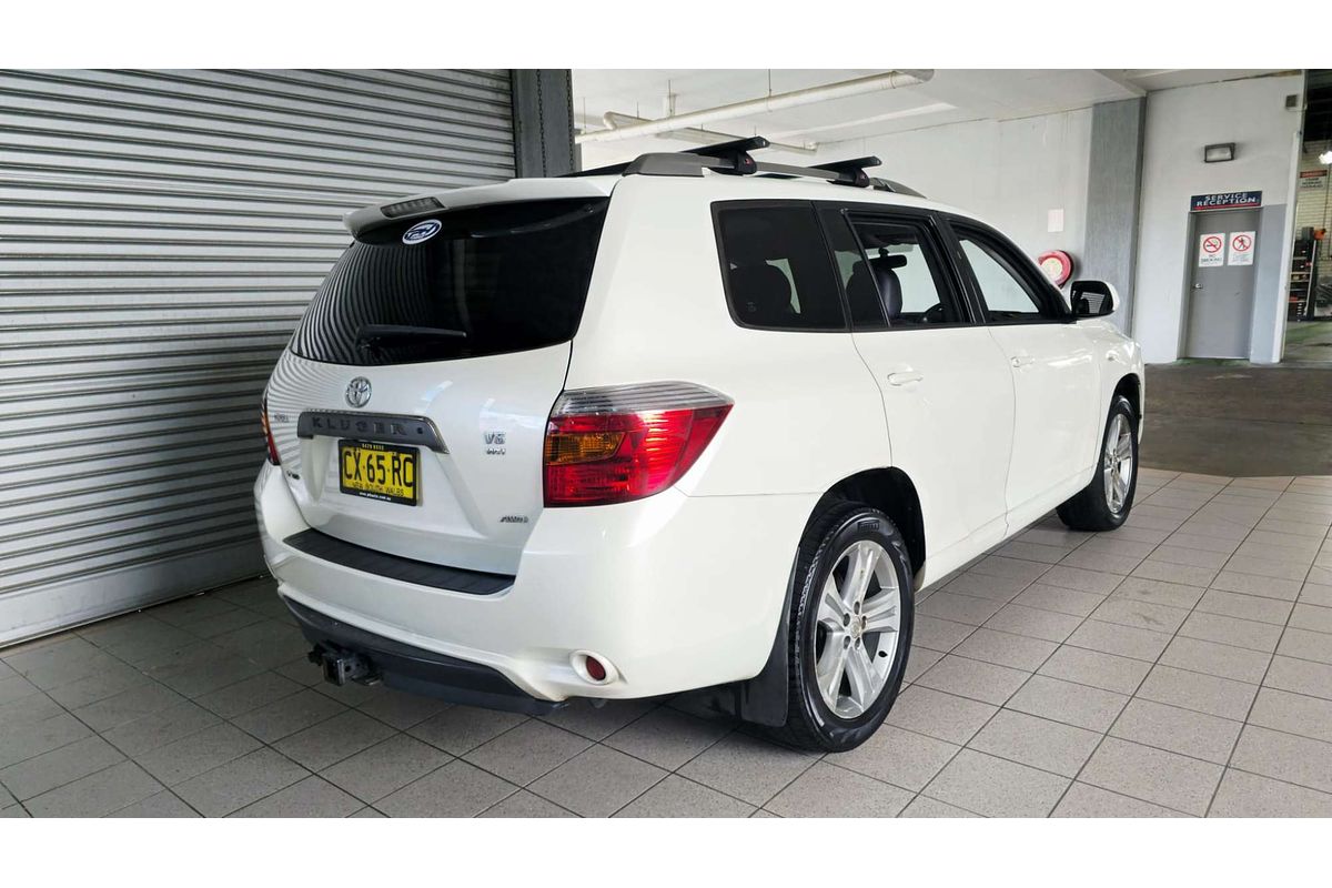 KLUGER GSU45R KX-S (4x4) 3.5L V6 MULTI POINT F/INJ 5 SP AUTOMATIC 4D WAGON 