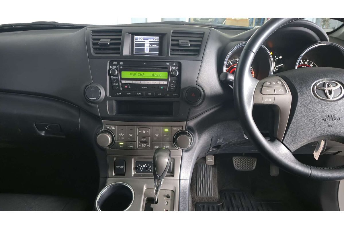 KLUGER GSU45R KX-S (4x4) 3.5L V6 MULTI POINT F/INJ 5 SP AUTOMATIC 4D WAGON 