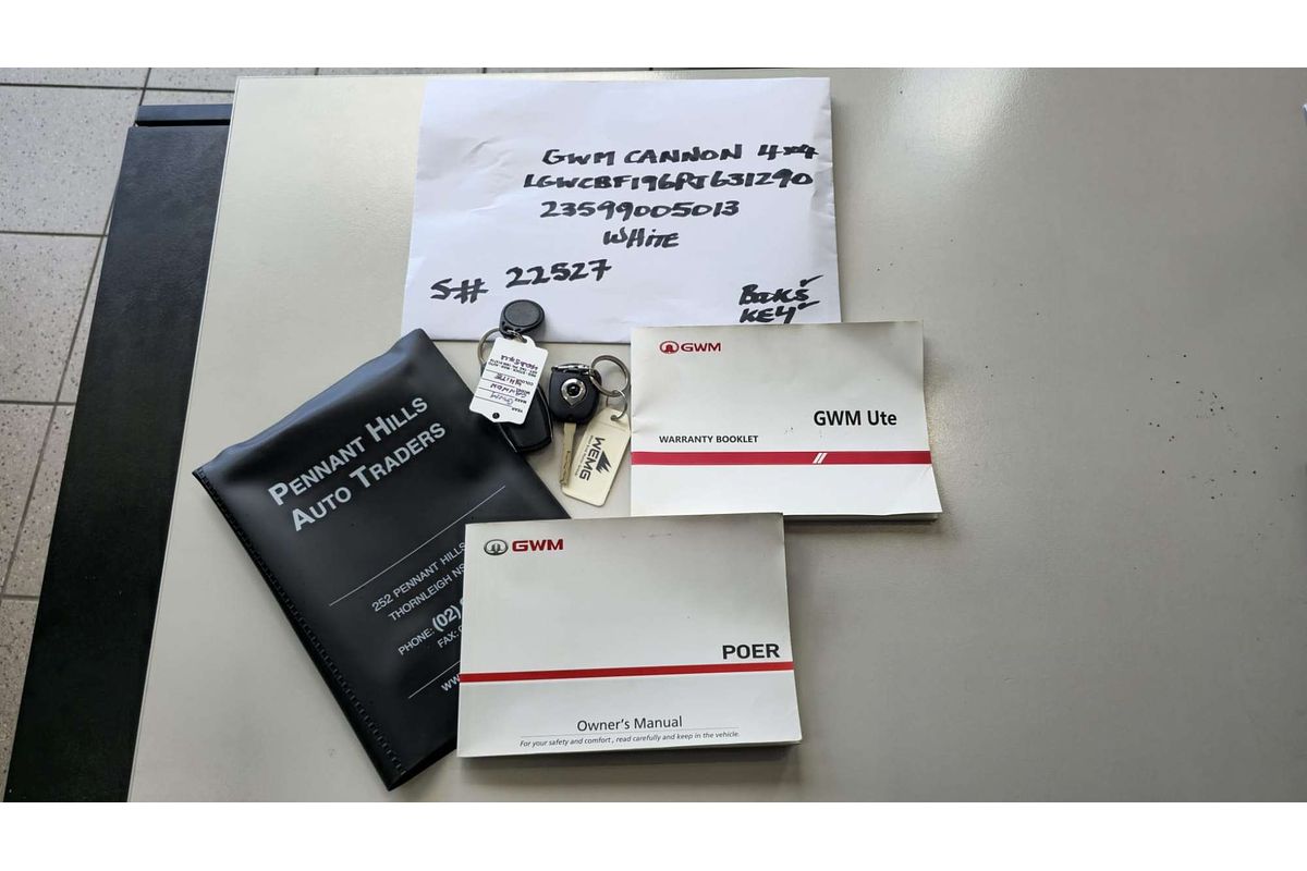 UTE CANNON (4x4) 2.0L DT4 DIESEL TURBO F/INJ 8 SP AUTOMATIC DUAL CAB UTILITY 