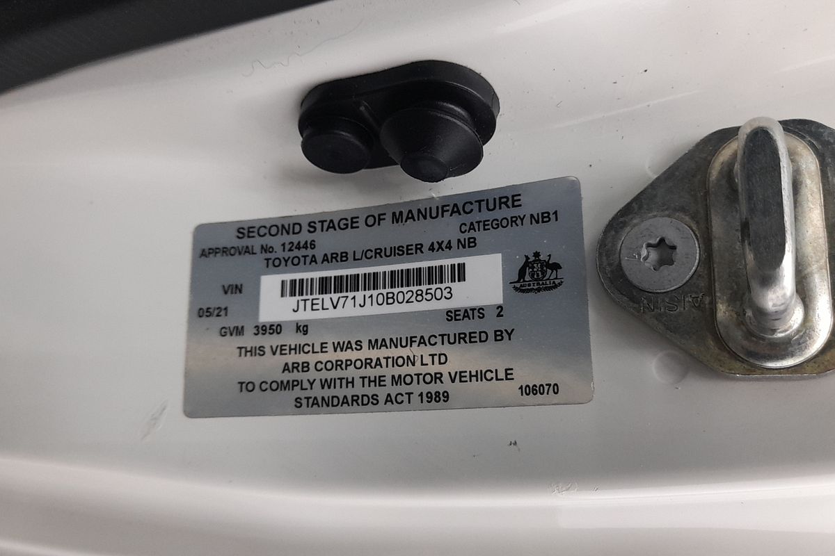 2021 Toyota Landcruiser Workmate VDJ79R 4X4